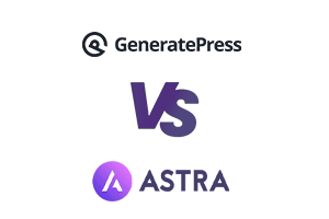 GeneratePress vs Astra Logo