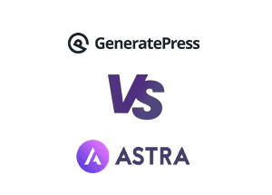 GeneratePress vs Astra Logo