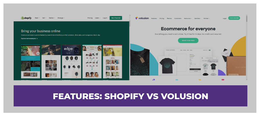 features volusion vs shopify