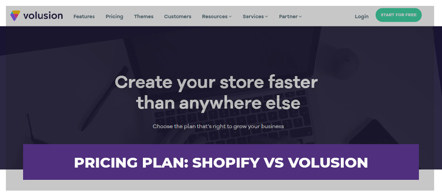 pricing plan volusion vs shopify