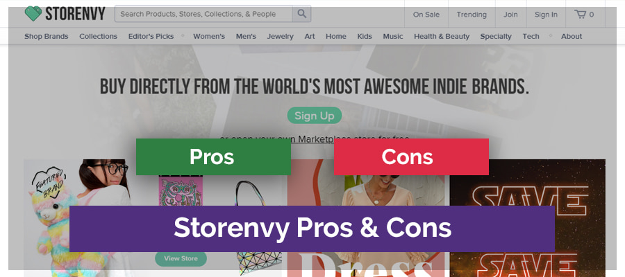 storenvy pros & cons